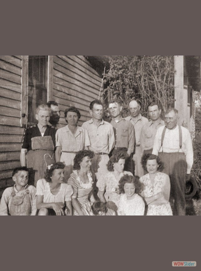 John Harvey Baker & family, circa 1944